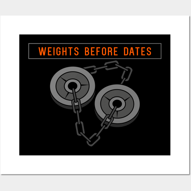 Weights before dates Wall Art by Markus Schnabel